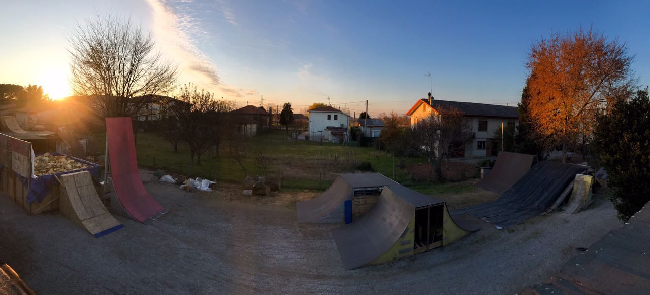Rampature Land al tramonto